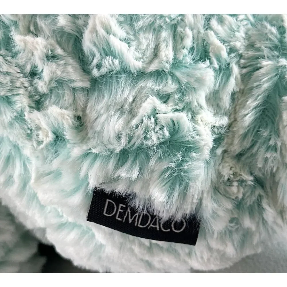 DEMDACO Heartful Hugs Triceratops Weighted Plush Dinosaur 20” Turquoise Sensory